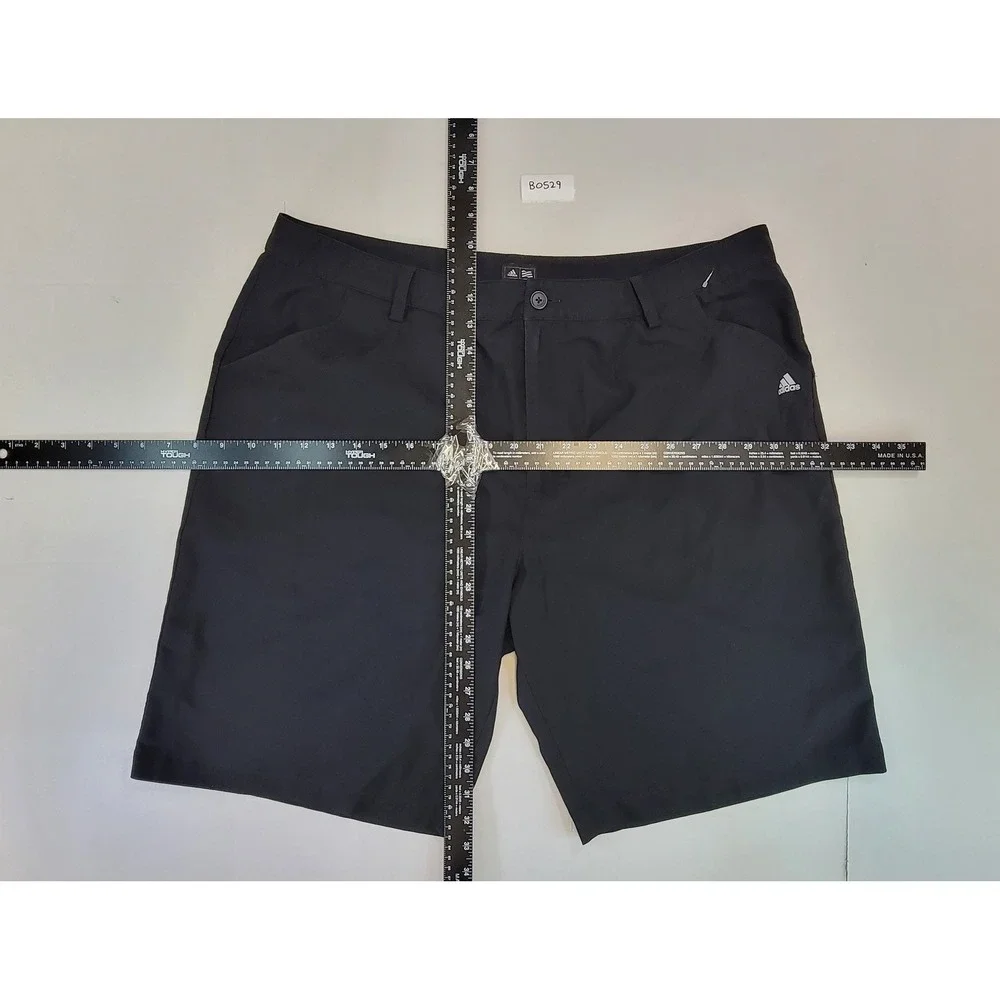 Adidas Men's‎ Black Golf Shorts Size 40 Flat Front Athletic Performance